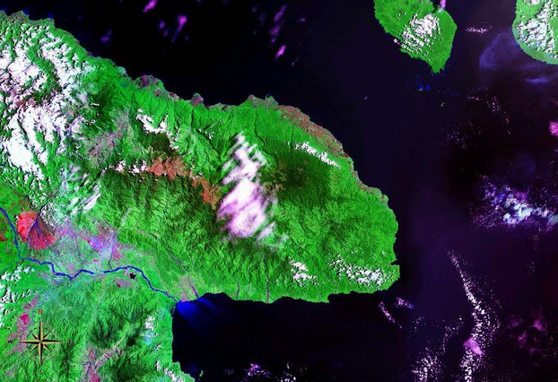 Huon Peninsula in Papua New Guinea