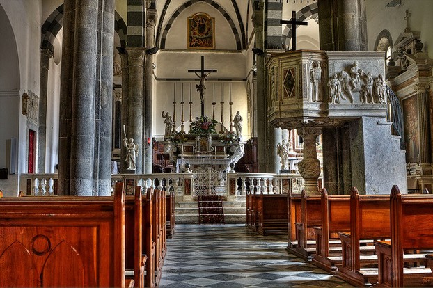 Even the smallest Italian village has a beautiful church
