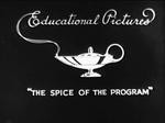 the logo of the early film company Educational Pictures