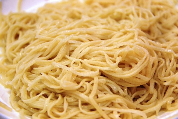 a plate of spaghetti