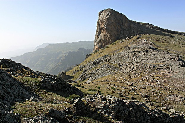 "The Abuna Yosef Peak in the Simien Mountains of Ethiopia"