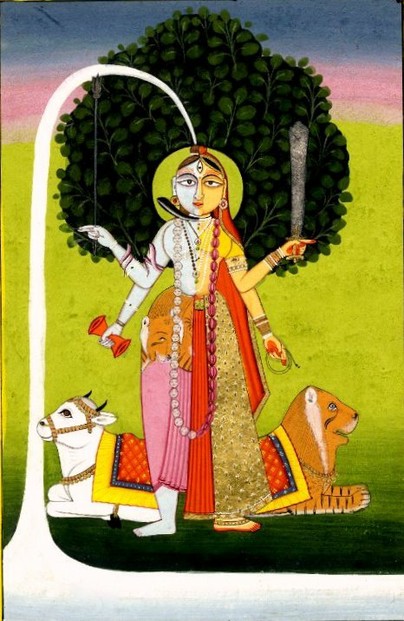 Painting Ardhanarisvara