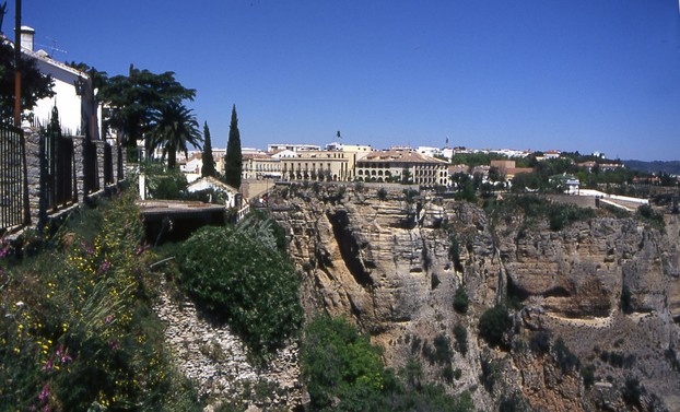 Ronda perched on top of the Gorge
