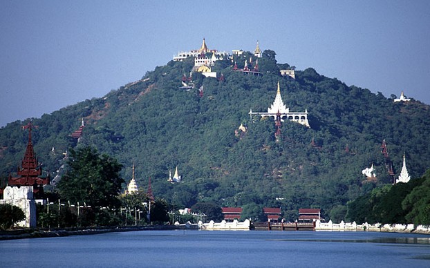 Mandalay Hill, northeast of Mandalay city center