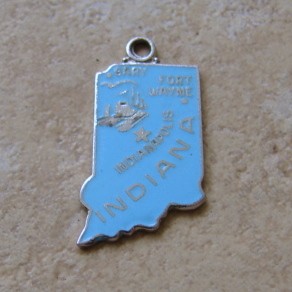 Wells Sterling Indiana Charm
