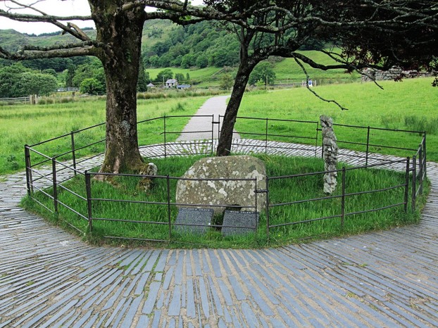 Beddgelert ("Gelert's Grave"), Gwynedd, northwest Wales