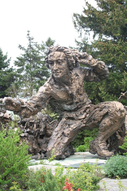 1982 bronze sculpture by Robert Berks (born 1922); Chicago Botanic Garden, Cook County, northeastern Illinois