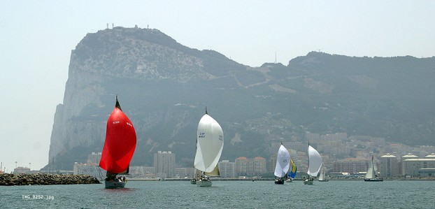 Sailing off the Coast of Gibraltar