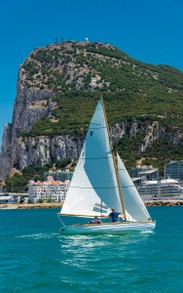 Sailing off Gibraltar