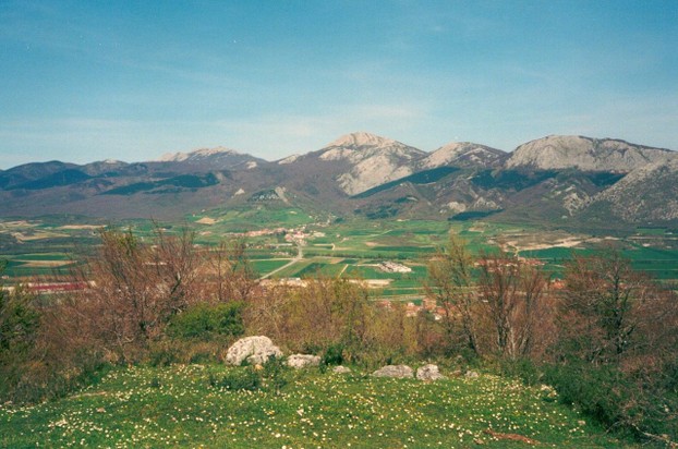 Monte Aratz, Sierra de Altzania and Llanada Alavesa; Álava Province, north central Spain