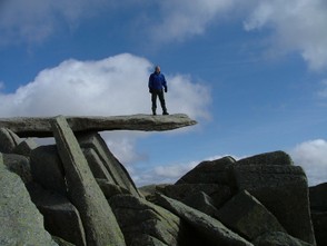 The cantilever on Glyder Fach
