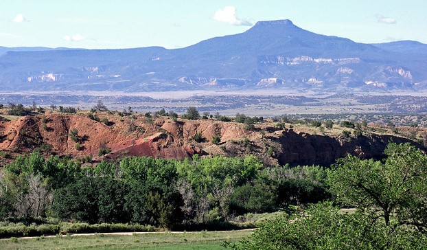 The Pedernal near Abiquiu, New Mexico