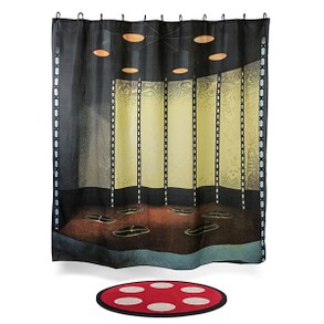Transporter Room Shower Curtain and Bath Mat