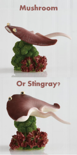 Mushroom or Stingray figurine