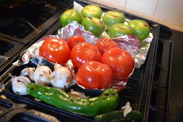This pan is great for grilling vegetables, for salsas, salads and other uses