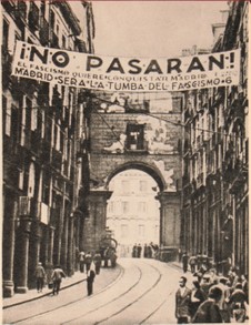 No Pasaran - La Passionaria's famous slogan