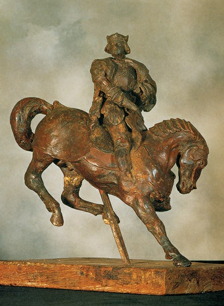 sculpture authenticated in 1985 by da Vinci expert Carlo Pedretti (born 1928)
