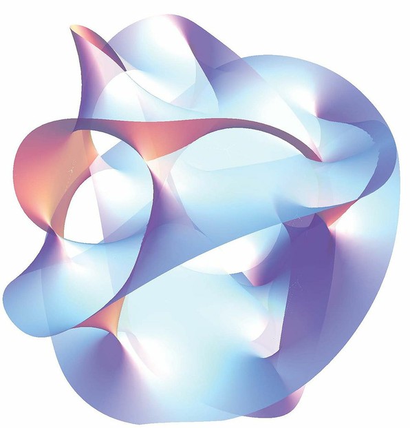image of a two-dimensional hypersurface of the quintic Calabi-Yau three-fold