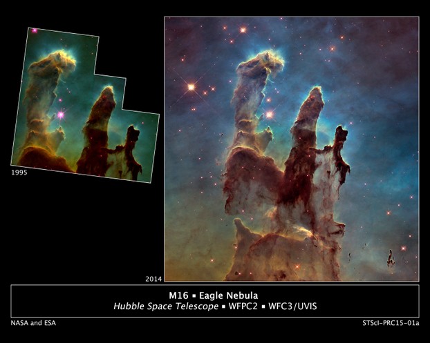 image credits NASA/ESA/Hubble Heritage Team (STScI/AURA)/J. Hester, P. Scowen (Arizona State U.)