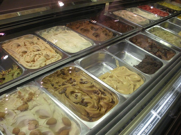 Gelato in Milan, Italy. How to choose a flavor?
