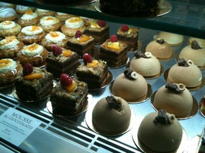 Tempting pastries on display at Eataly New York