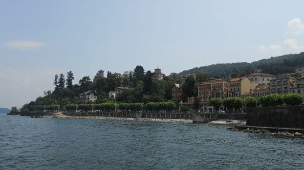 One of the many charming Italian towns that line the edge of Lake Maggiore. One of the many charming Italian towns that