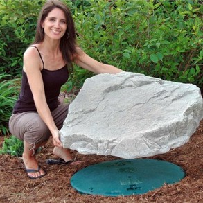 Fake Rock Skimmer and Septic Lid Cover