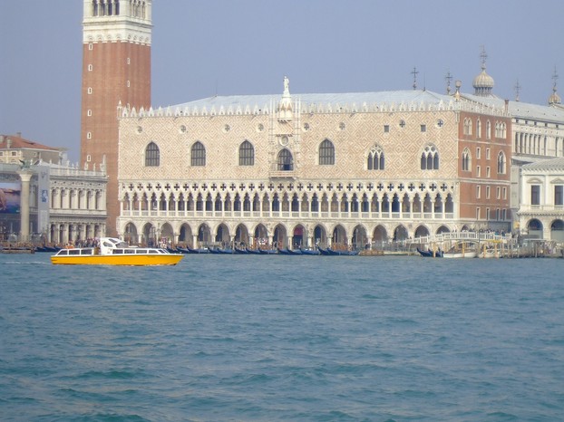 The Doge's Palace in Venice, Italy.