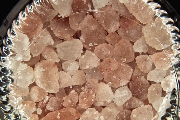 Trader Joe's Himalayan Pink Salt Crystals; produced in Pakistan, packed in South Africa