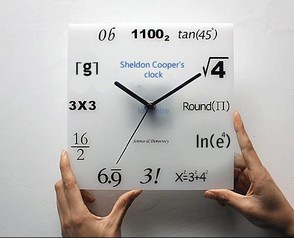 Mathematics Geek Clock