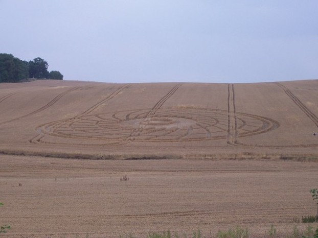 Crop Circle near Chartley Manor Farm 2006