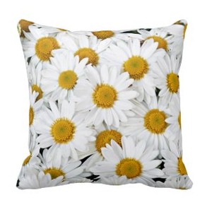 daisy throw pillow