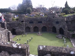 The inside of the castle