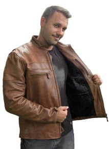 Leather Jacket Vents and Removable Lining