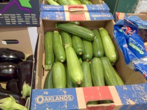 courgettes/zucchini Oaklands