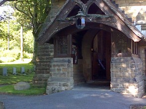 The church entrance