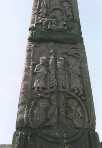 Carvings on the cross