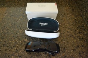 Peroni logo sunglasses.