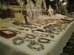 Craft show display for jewelry