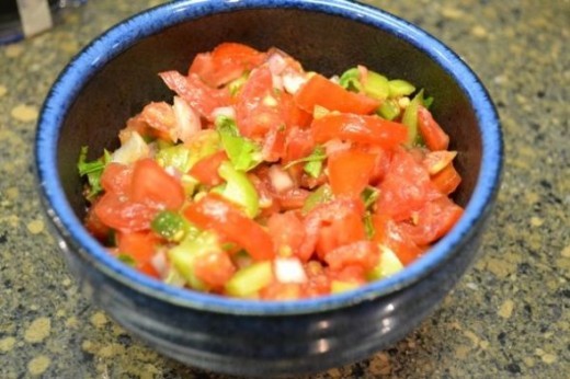 Raw Tomato Salad
