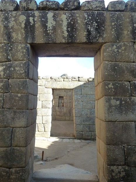 Machu Picchu doorways and walls