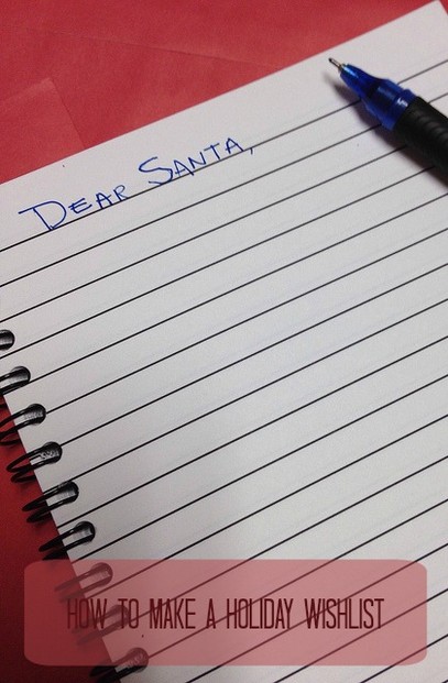How to Make a Christmas Wishlist