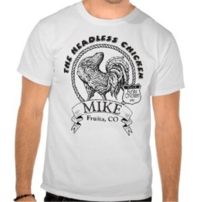 Mike the Headless Chicken t-shirt
