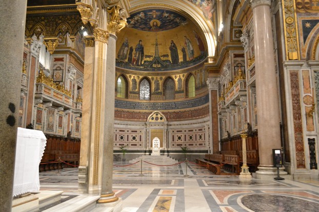 Rome has many magnificent churches...but be sure to pay attention to their photography rules.