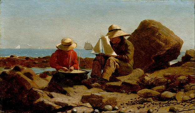 The Boat Builders by Winslow Homer