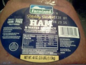 Farmland Ham and Water Product