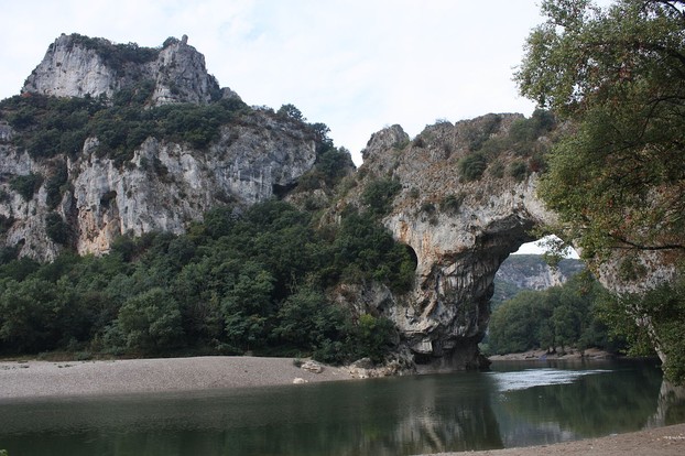 Pont d'Arc and the Ardeche River