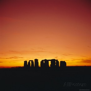 Sunset, Stonehenge by Roy Rainford