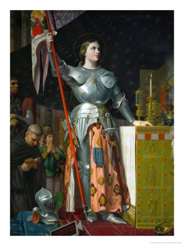 Joan of Arc at the Coronation of King Charles VII at Reims Cathedral, July 1429