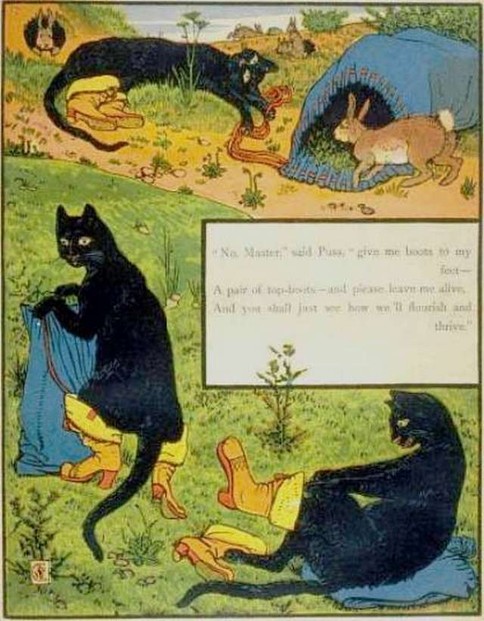 The Master Cat by Walter Crane